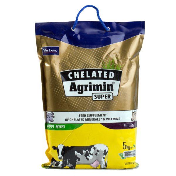 Chelated Agrimin Super Mineral Feed Supplement Virbac India